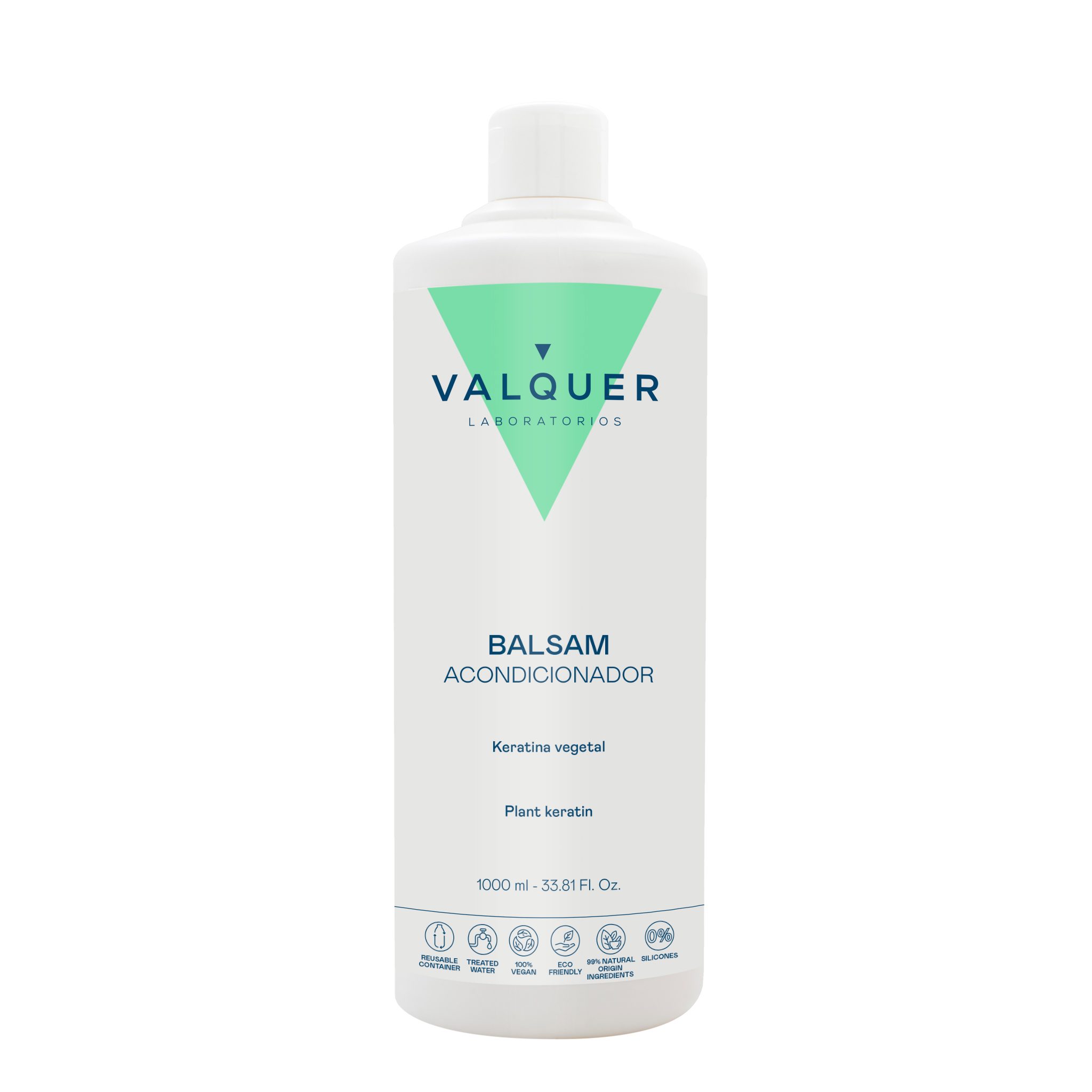 Valquer Balsam Conditioner 1000ml - Soin Hydratant Démêlant pour Tous Types de Cheveux