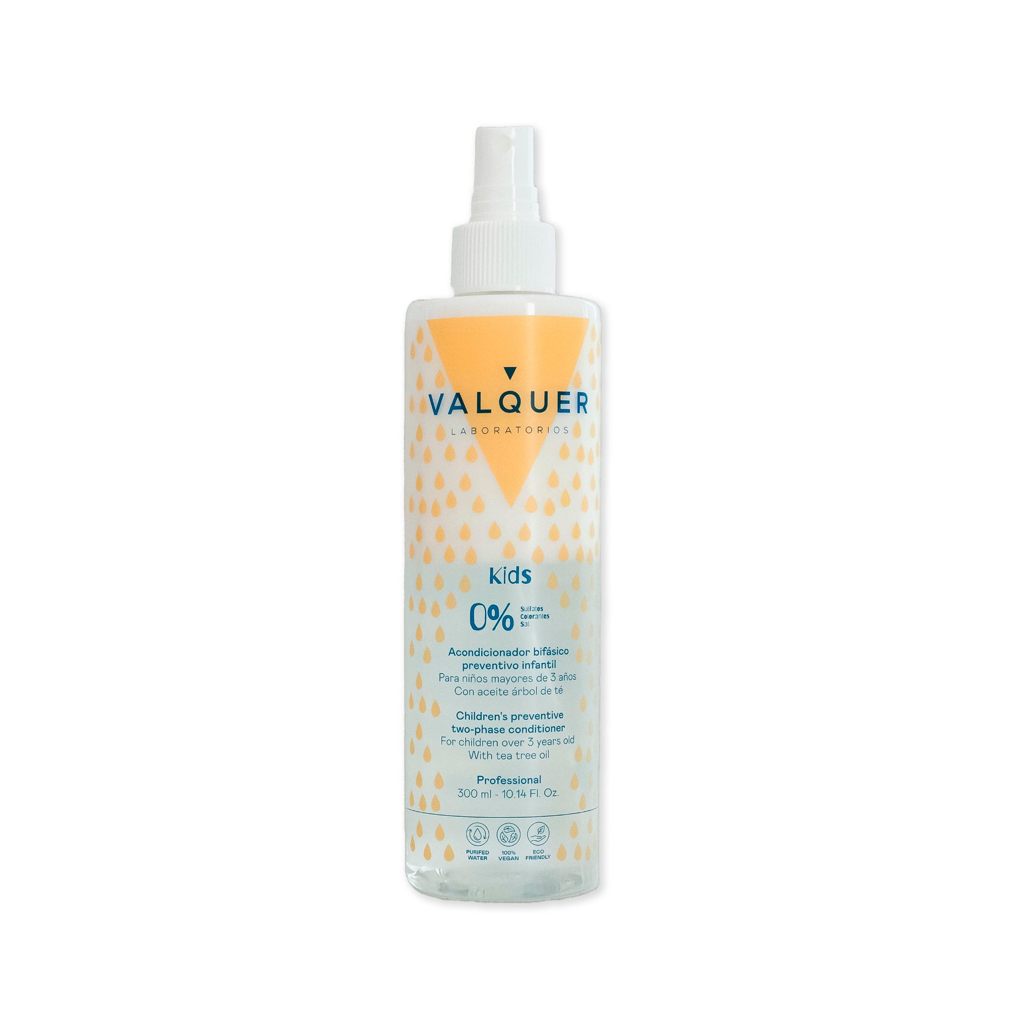 Valquer Soin Biphasé Préventif pour Enfants 300 ml - Arbre à Thé & Citron