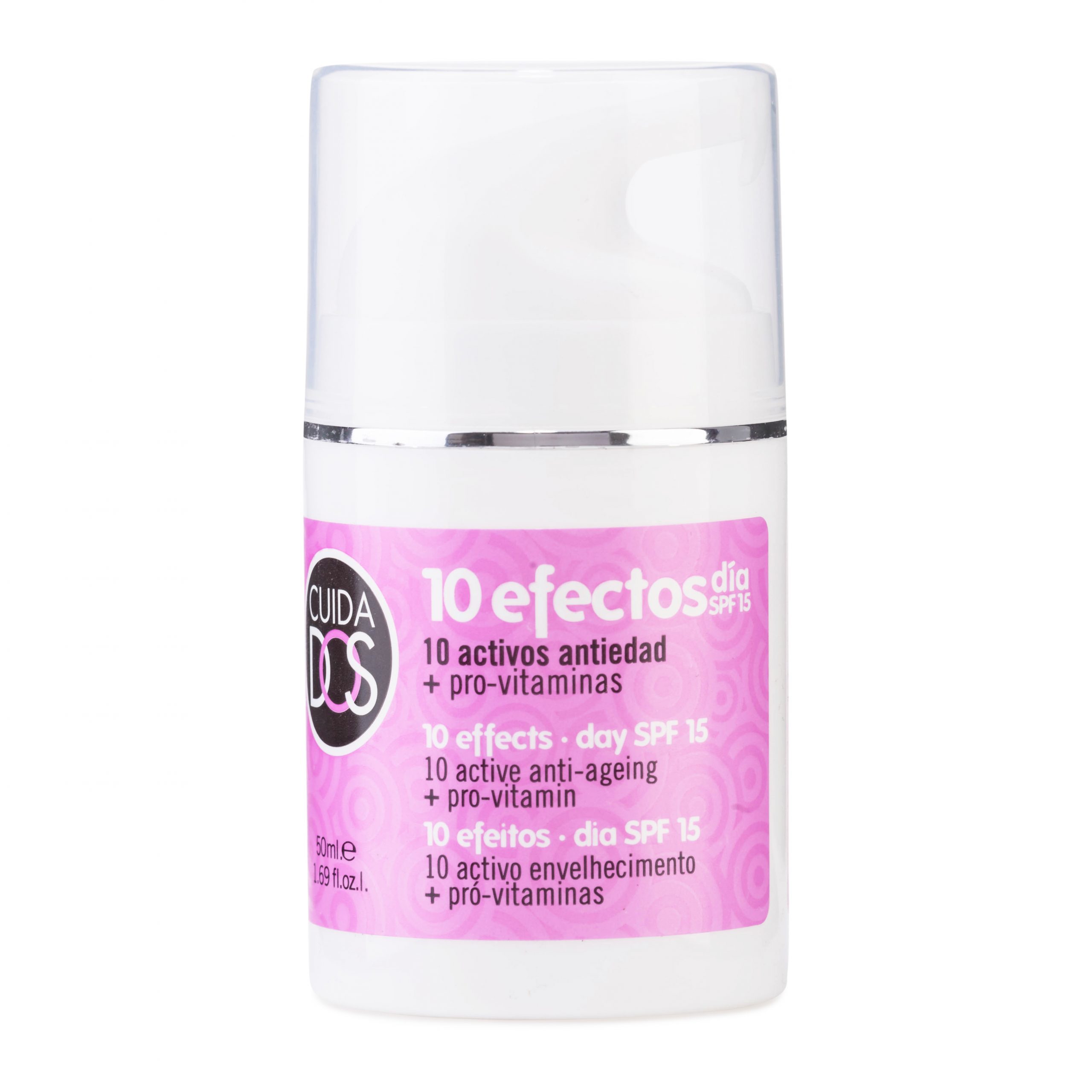 Valquer Crème Visage 10 Vital Effect SPF 15 - Soin Anti-Âge & Protection Solaire 50 ml