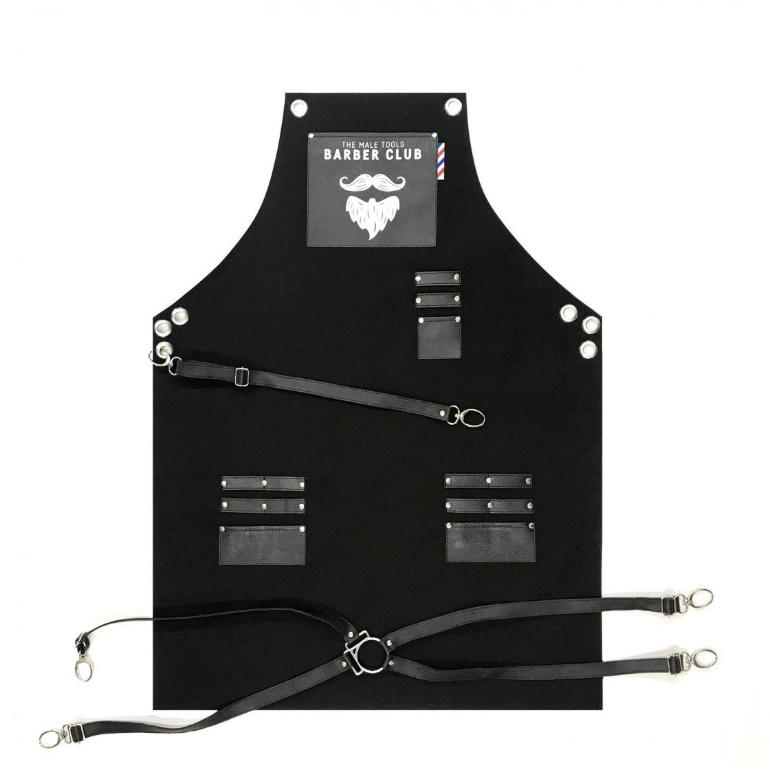 Novon Professional Tablier Barbier Cuir PU 61 x 80 cm - 001
