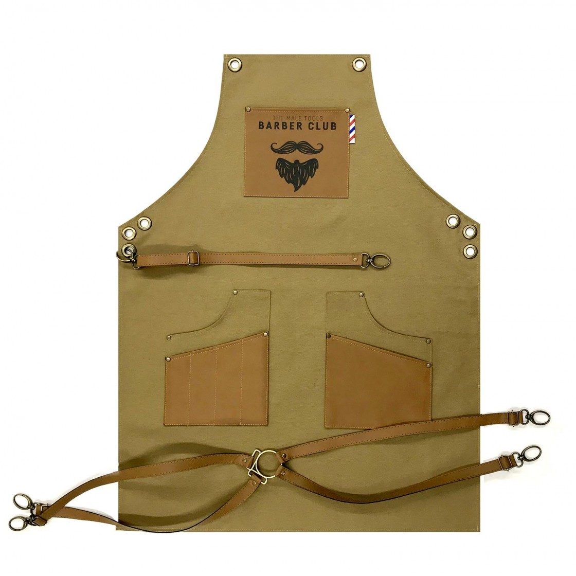 Novon Professional Tablier Barbier en Cuir PU 61 x 80 cm - 005