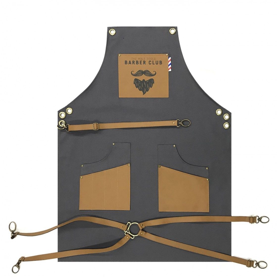 Novon Professional Tablier Barbier Cuir PU 61 x 80 cm - 006