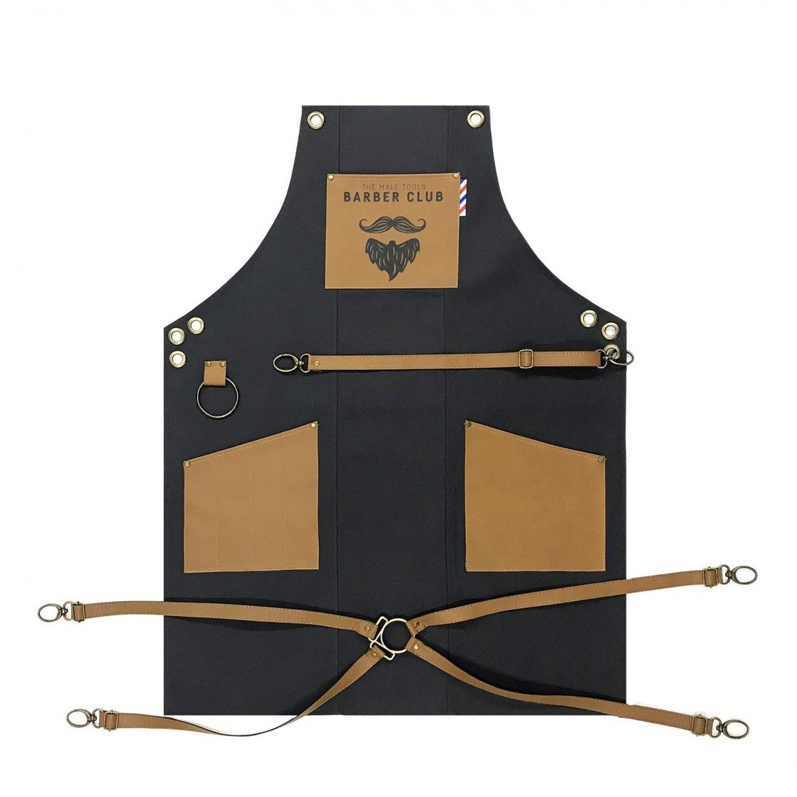 Novon Professional Tablier Barbier Cuir PU 61 x 80 cm - 017