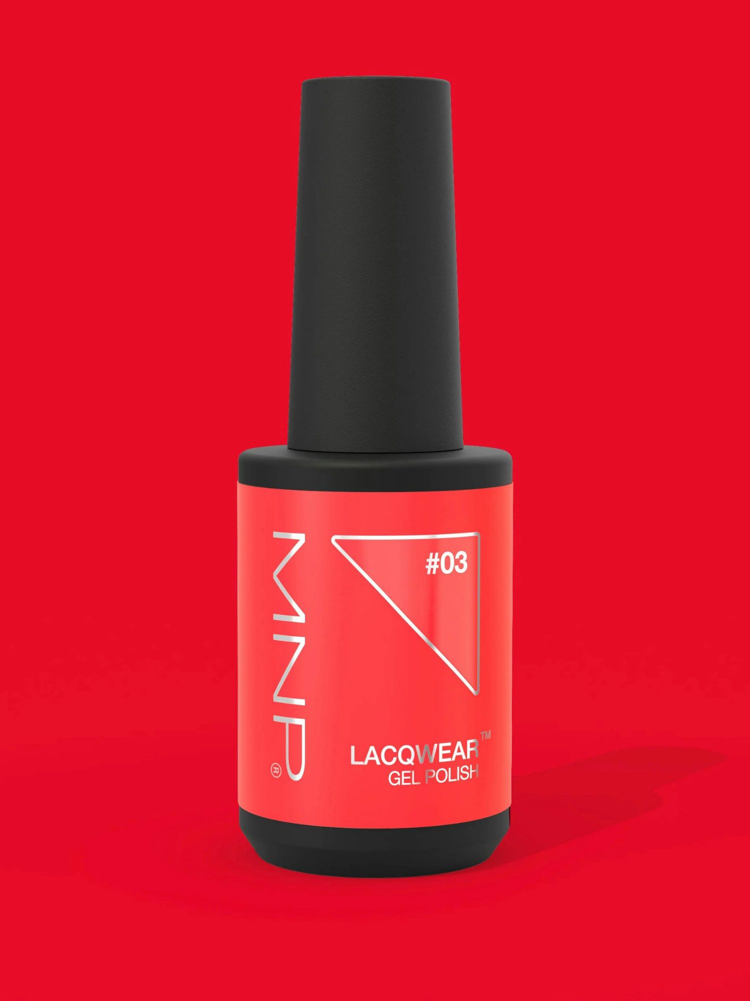 MNP LACQWEAR Vernis Gel Polish 03 Monza - Rouge Cerise Intense