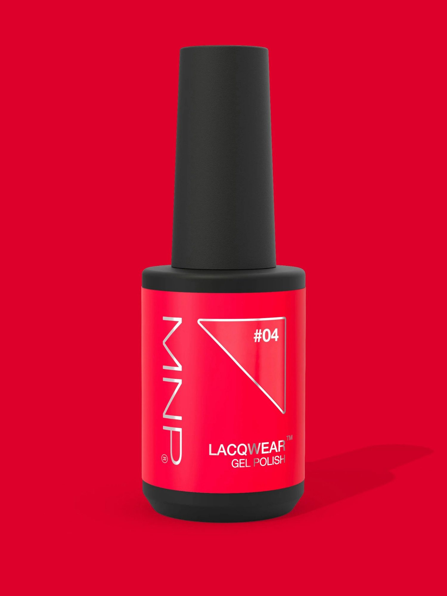 MNP Lacqwear Gel Polish 04 Milano Red - Vernis Semi-Permanent Rouge Classique