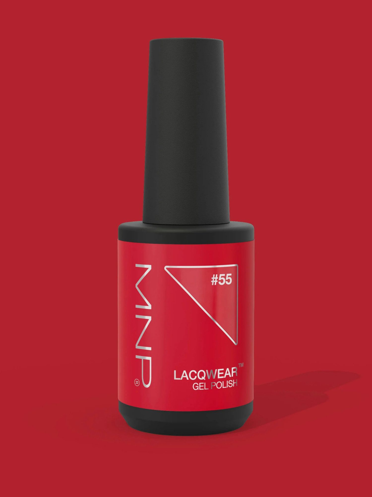 MNP Lacqwear Gel Polish 55 Pure Red – Vernis Semi-Permanent Rouge Pur Professionnel