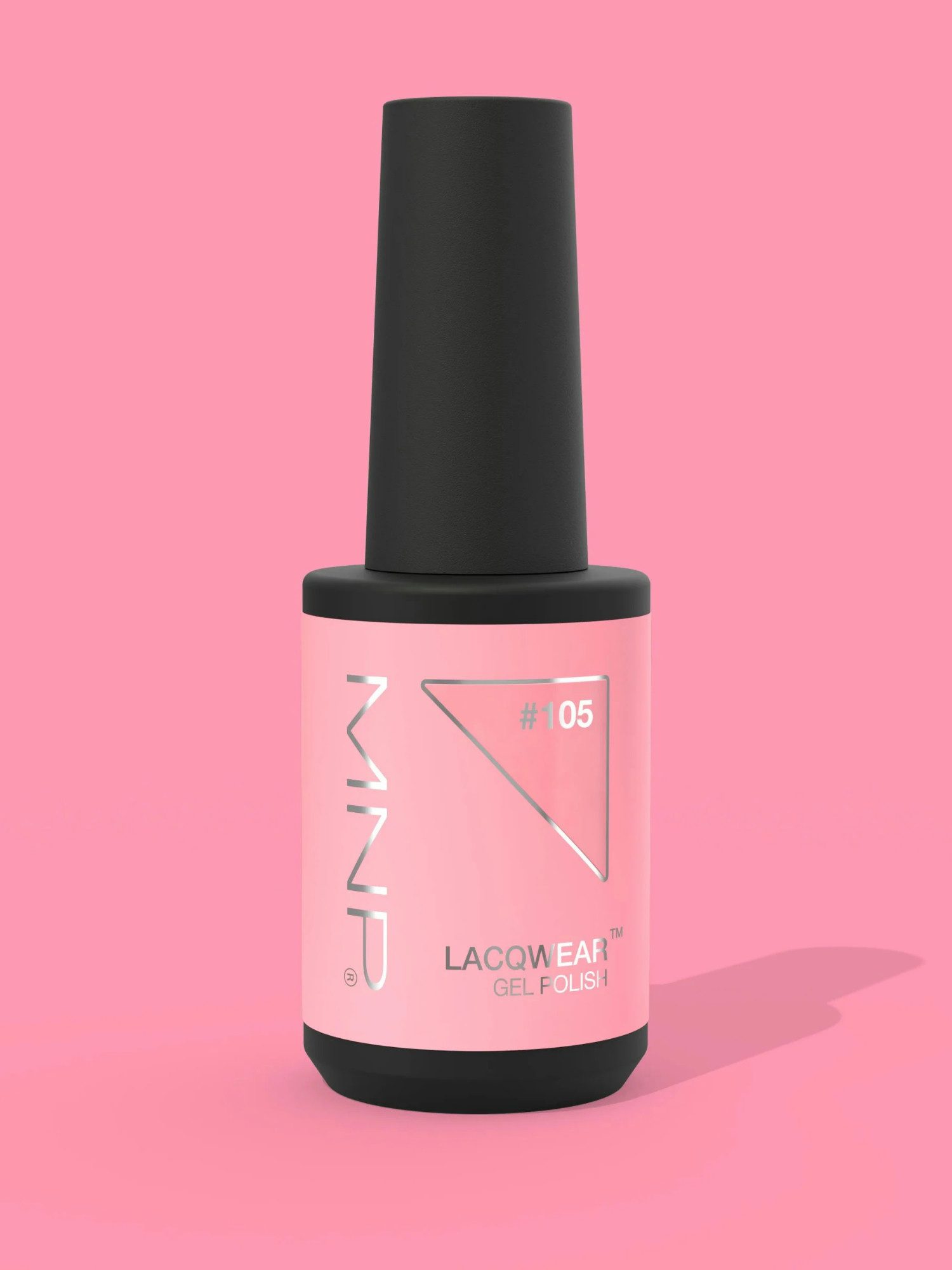 MNP Lacqwear Gel Polish 105 Naked - Vernis Semi-Permanent Nude Naturel