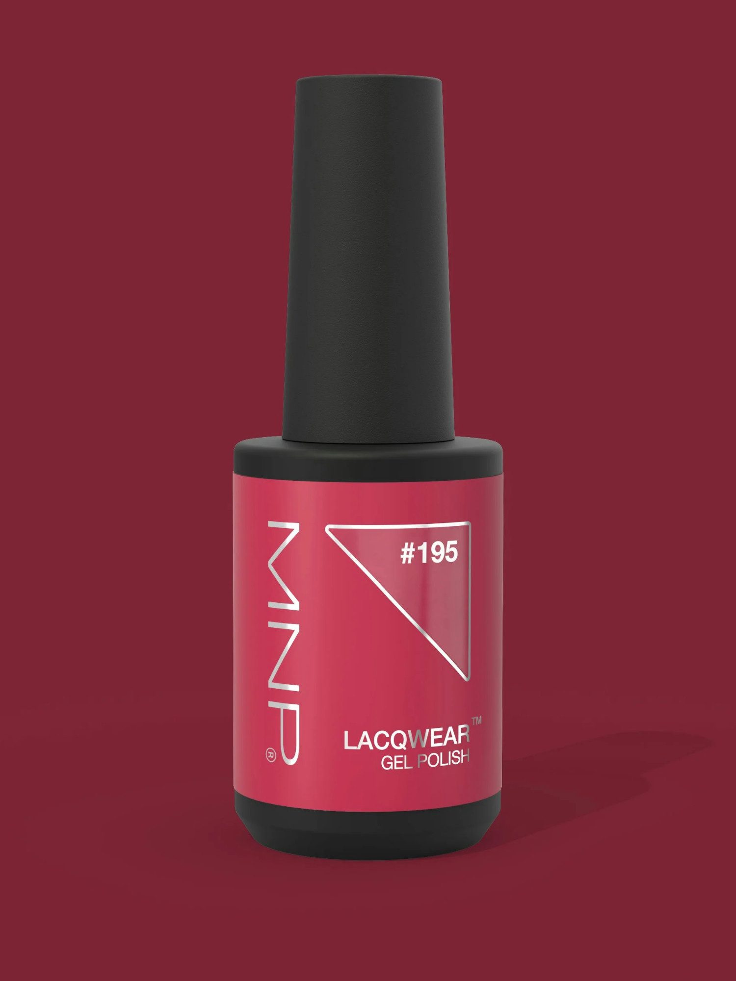 MNP Lacqwear Vernis Gel Polish 195 Take Me Over - Rouge Pourpre Profond