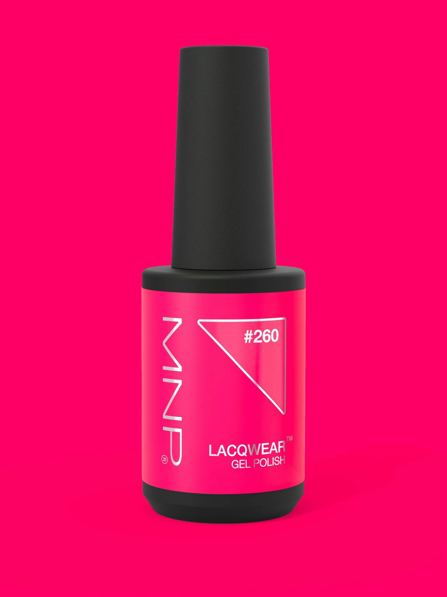 MNP Lacqwear Vernis Gel Polish 260 Be Bad – Anthracite Intense Semi-Permanent