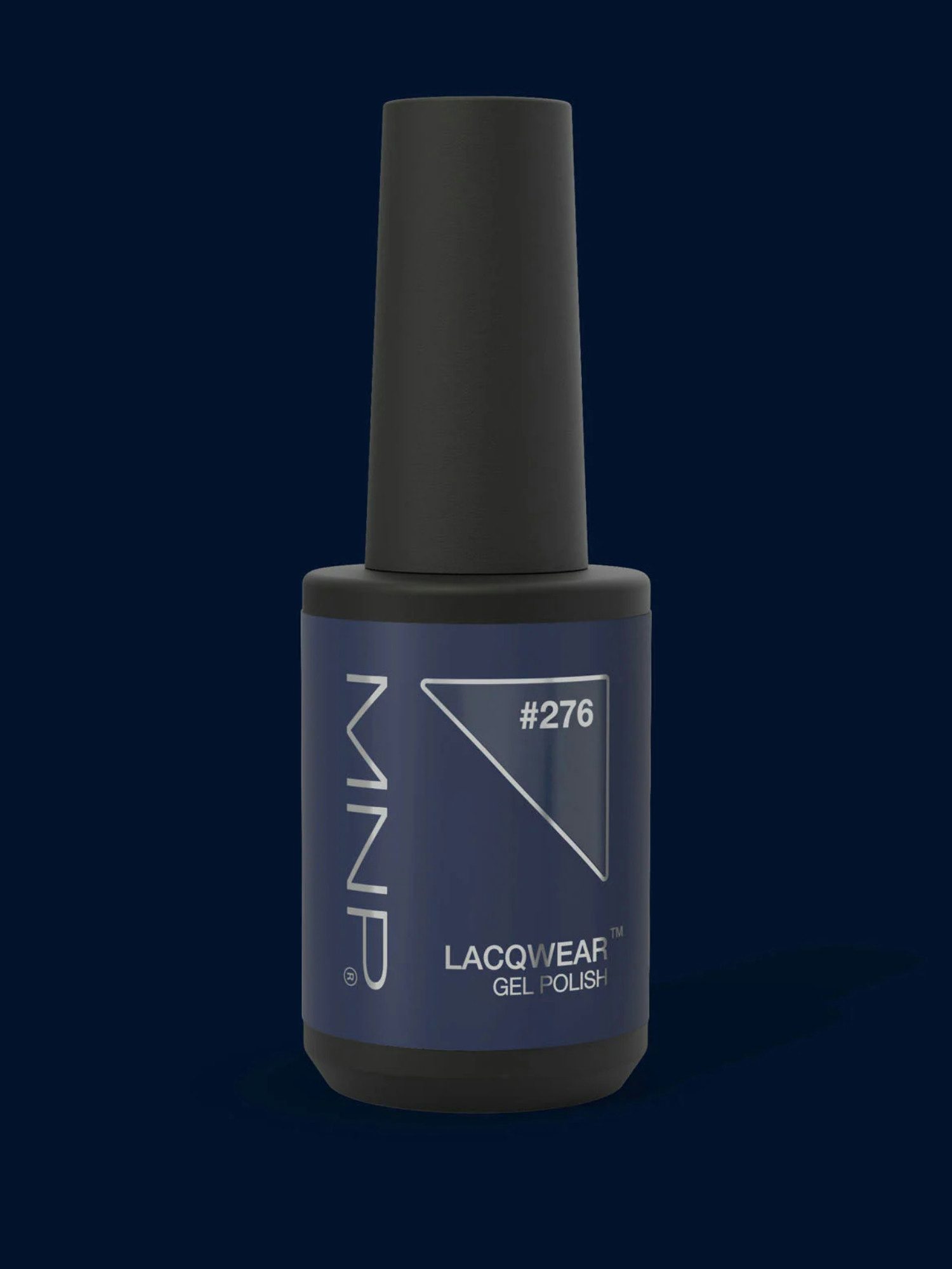 MNP Lacqwear Vernis Gel Semi-Permanent 276 Midnight Ocean - Bleu Marine Profond