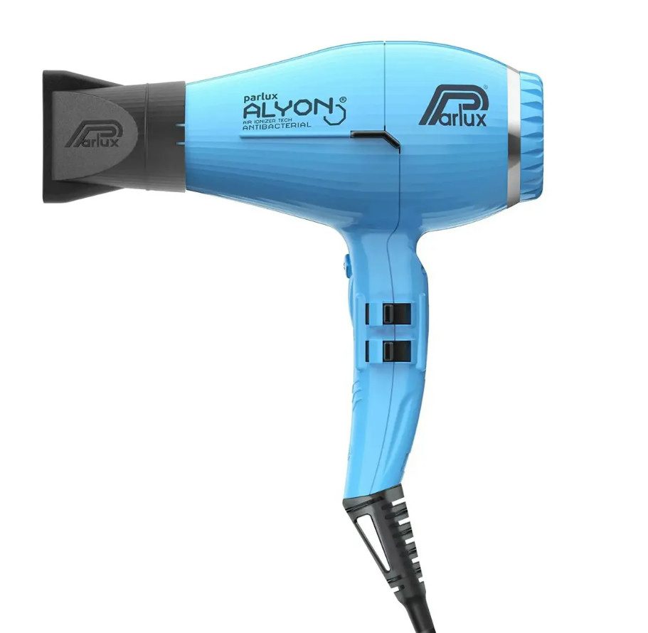 Parlux Alyon Ionic Bleu - Sèche-cheveux Professionnel 2250W avec Technologie Ionique