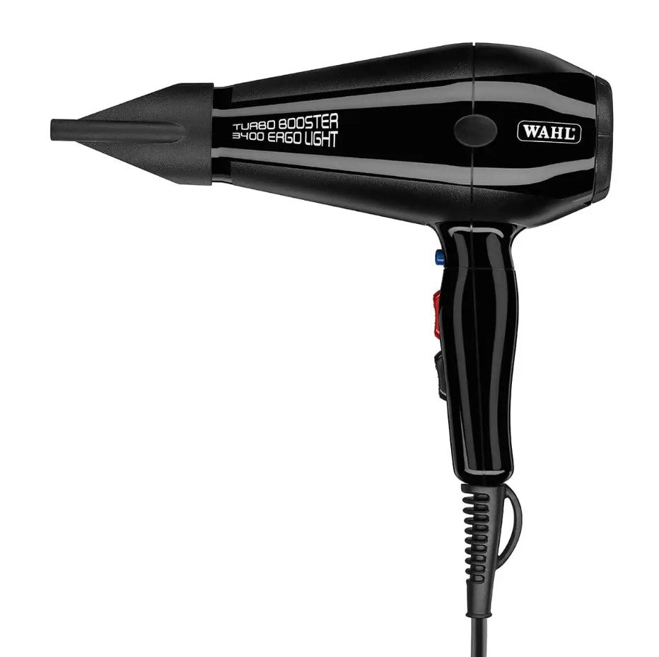 WAHL Turbo Booster 3400 Ergolight - Sèche-cheveux Professionnel 2400W Tourmaline