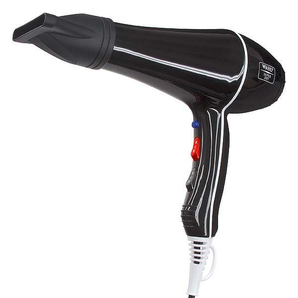 Sèche-Cheveux Professionnel Wahl Super Dry Black 2000 W - Technologie Tourmaline et Ionique
