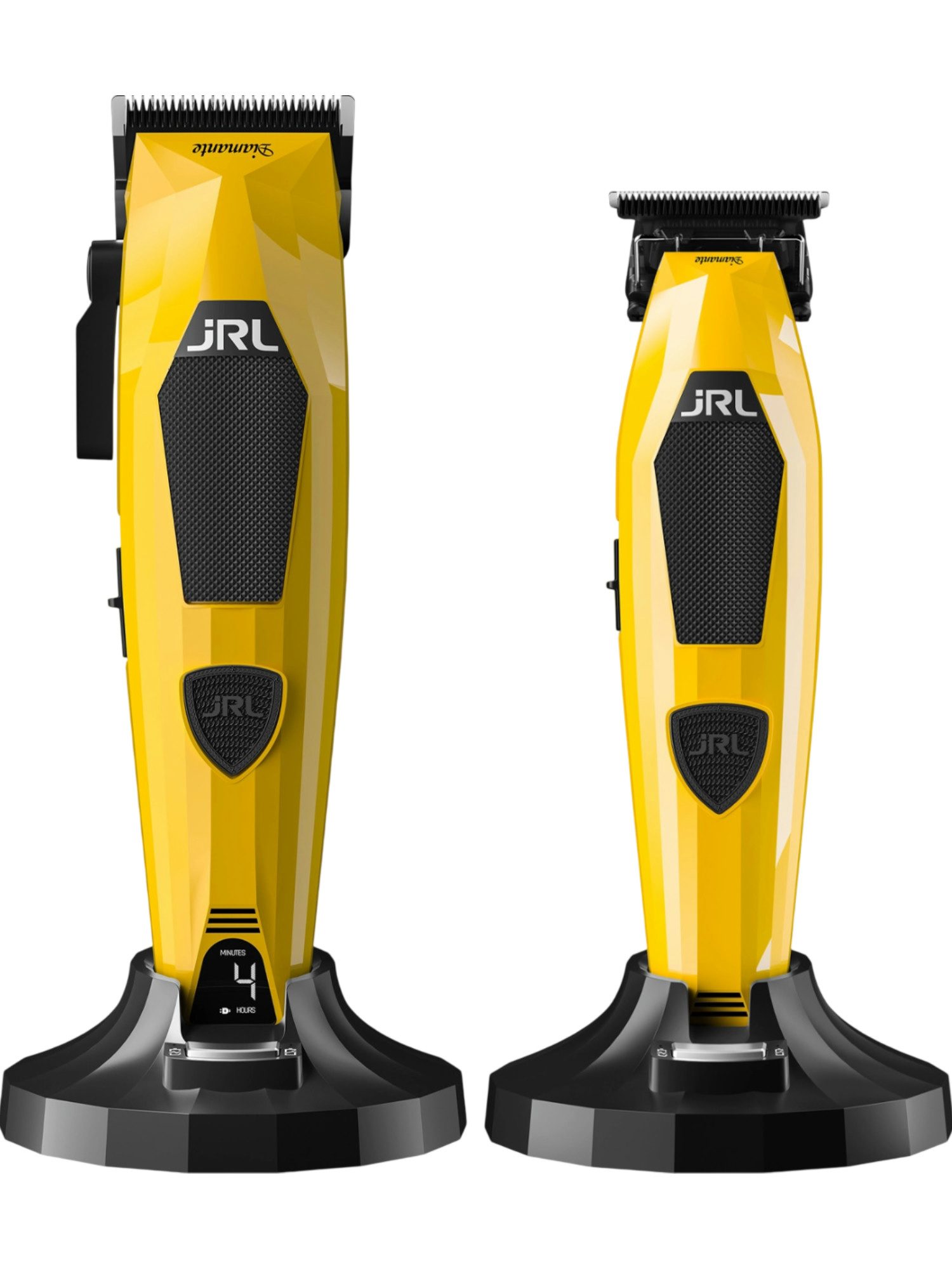 JRL Diamante Combo Set Yellow - Tondeuse et Trimmer Professionnels Édition Limitée