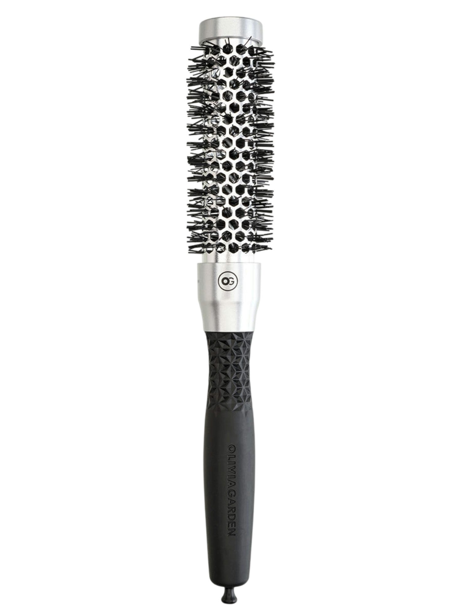 Olivia Garden Brosse Blowout Classic Argentée 25/40 mm