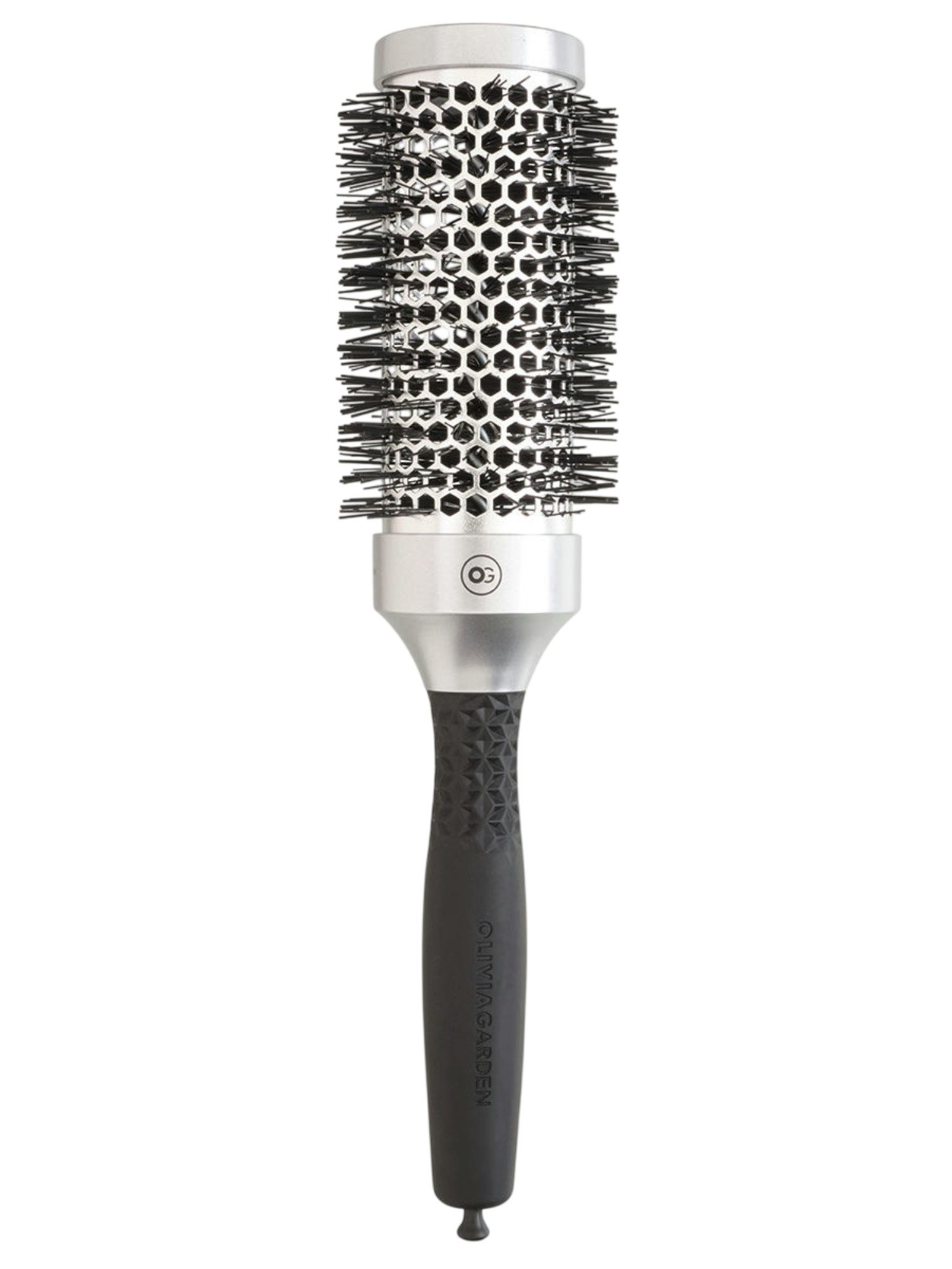 Olivia Garden Essential Blowout Classic 45 mm argent – Brosse ronde professionnelle