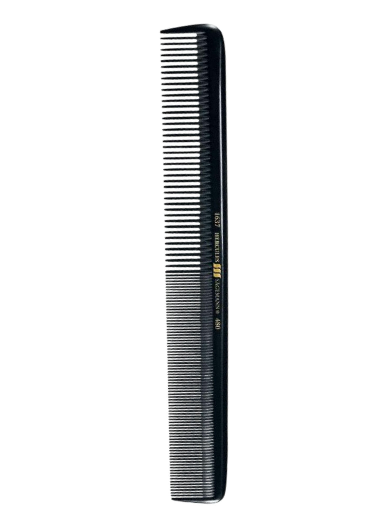 Hercules Sägemann Peigne Universel 480 – 8 ½ pouces (21,6 cm) – Ébonite 100% Naturelle