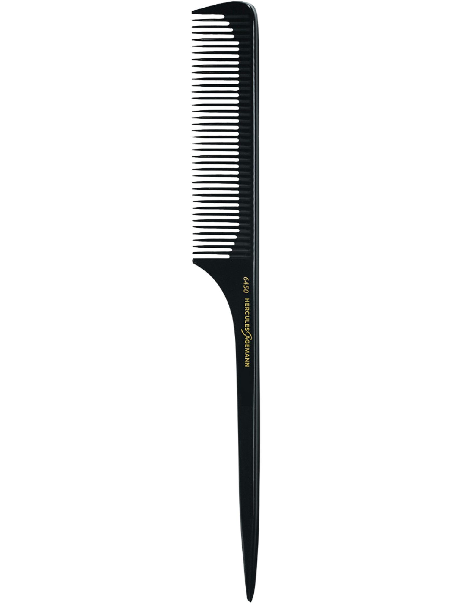 Hercules Sägemann Peigne à Queue 6450/9.25 - Ébonite Extra Long 23,5 cm