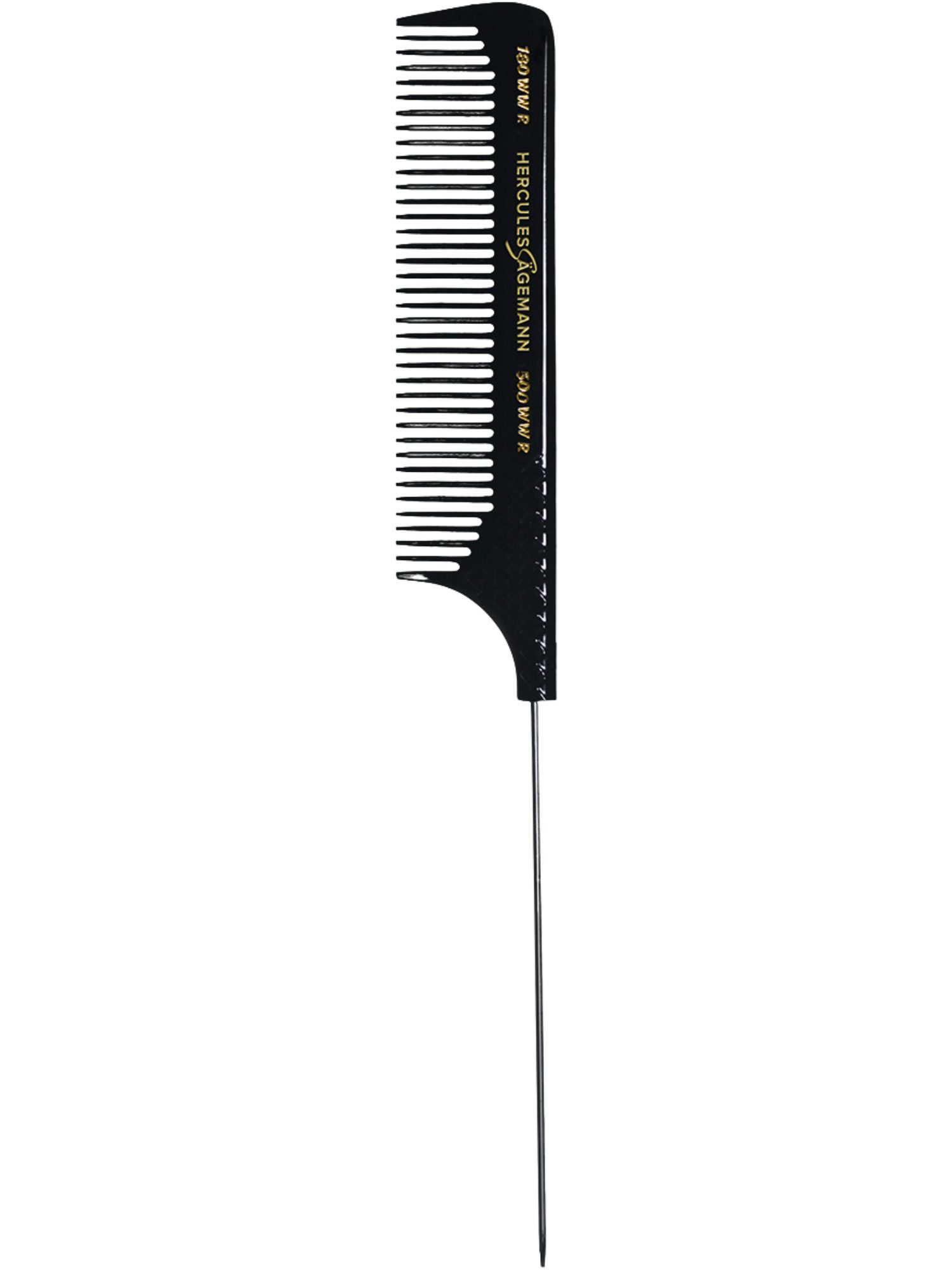 Hercules Sägemann Peigne à Queue Métal 180WWR9 – Dents Extra Larges