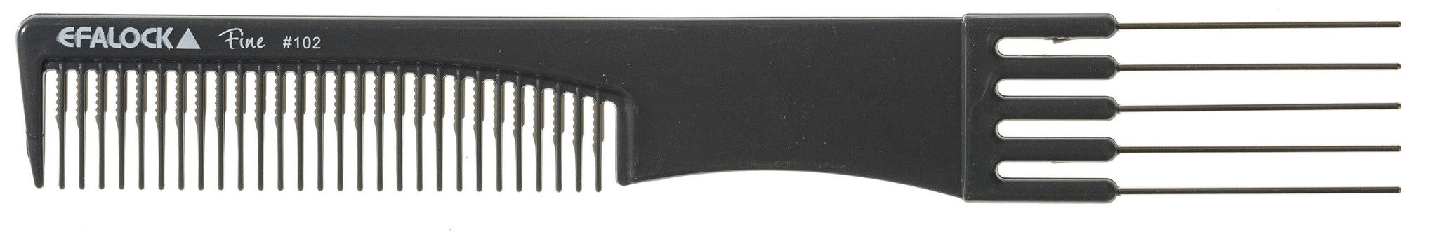 Efalock Peigne à Crêper Fine avec Fourche #102 195mm