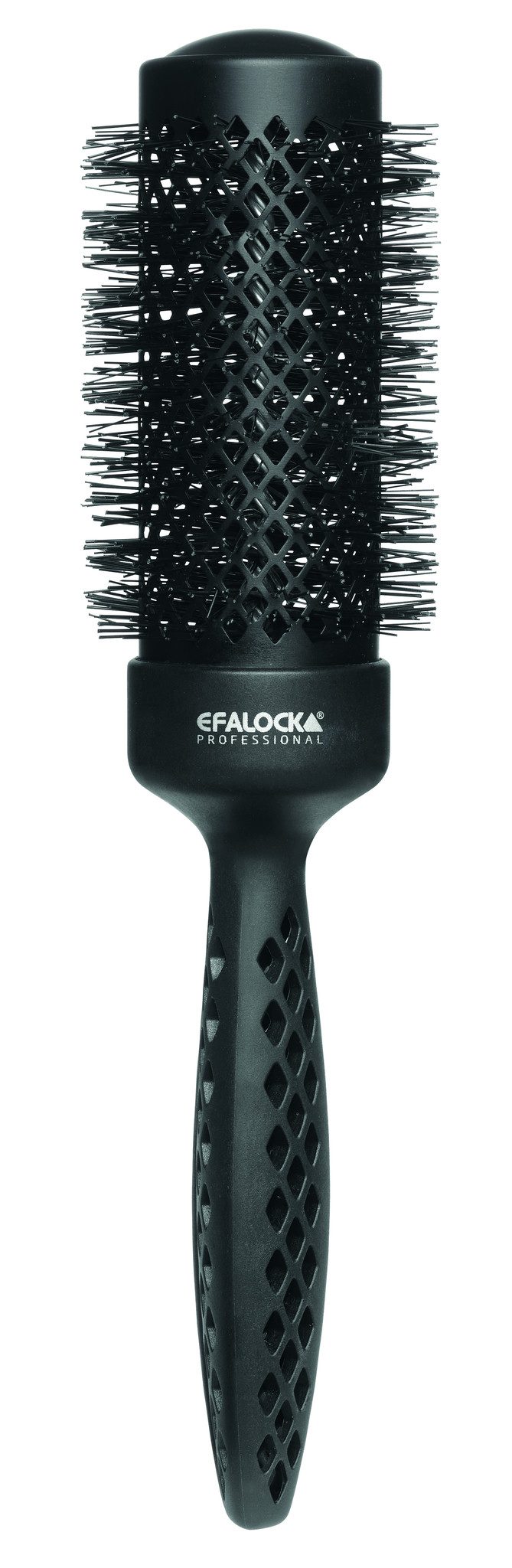 Efalock Brosse Ronde Carbon 43mm - Cheveux Longs & Volume Professionnel