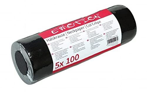Efalock Emotion Collerette de Protection Professionnelle Noire – Pack de 5 Rouleaux