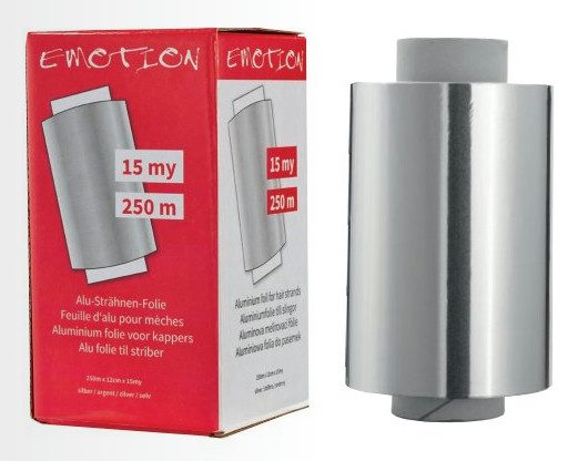 Efalock Papier Aluminium Argent 250m/15µm/12cm - Boîte Individuelle