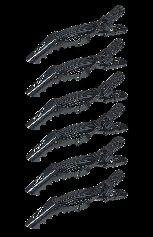Sibel Gator Pinces de Séparation 11cm Noir - 6 Pièces