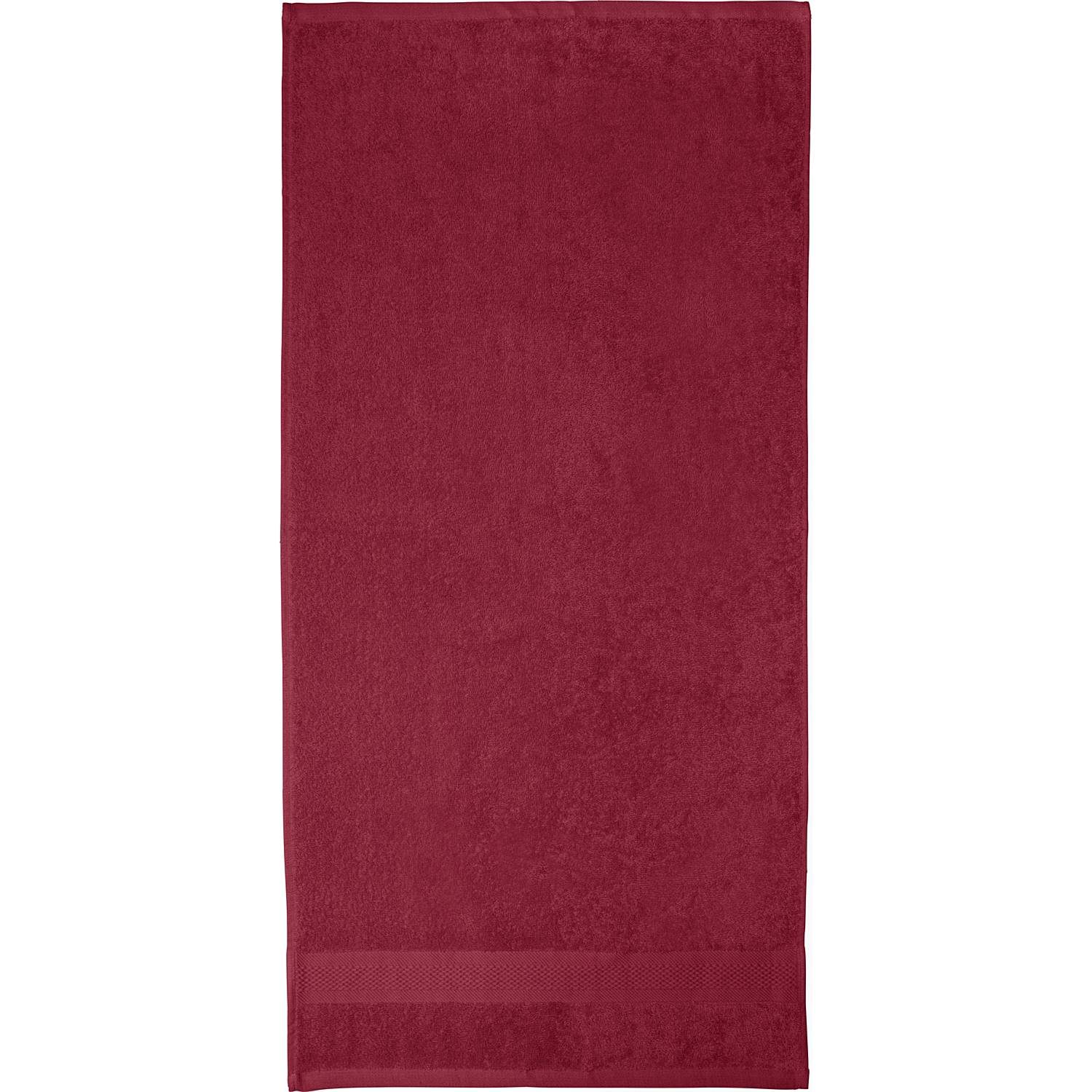 Efalock Serviette Bordeaux 50x90 cm - Coton 100%, 360g/m²