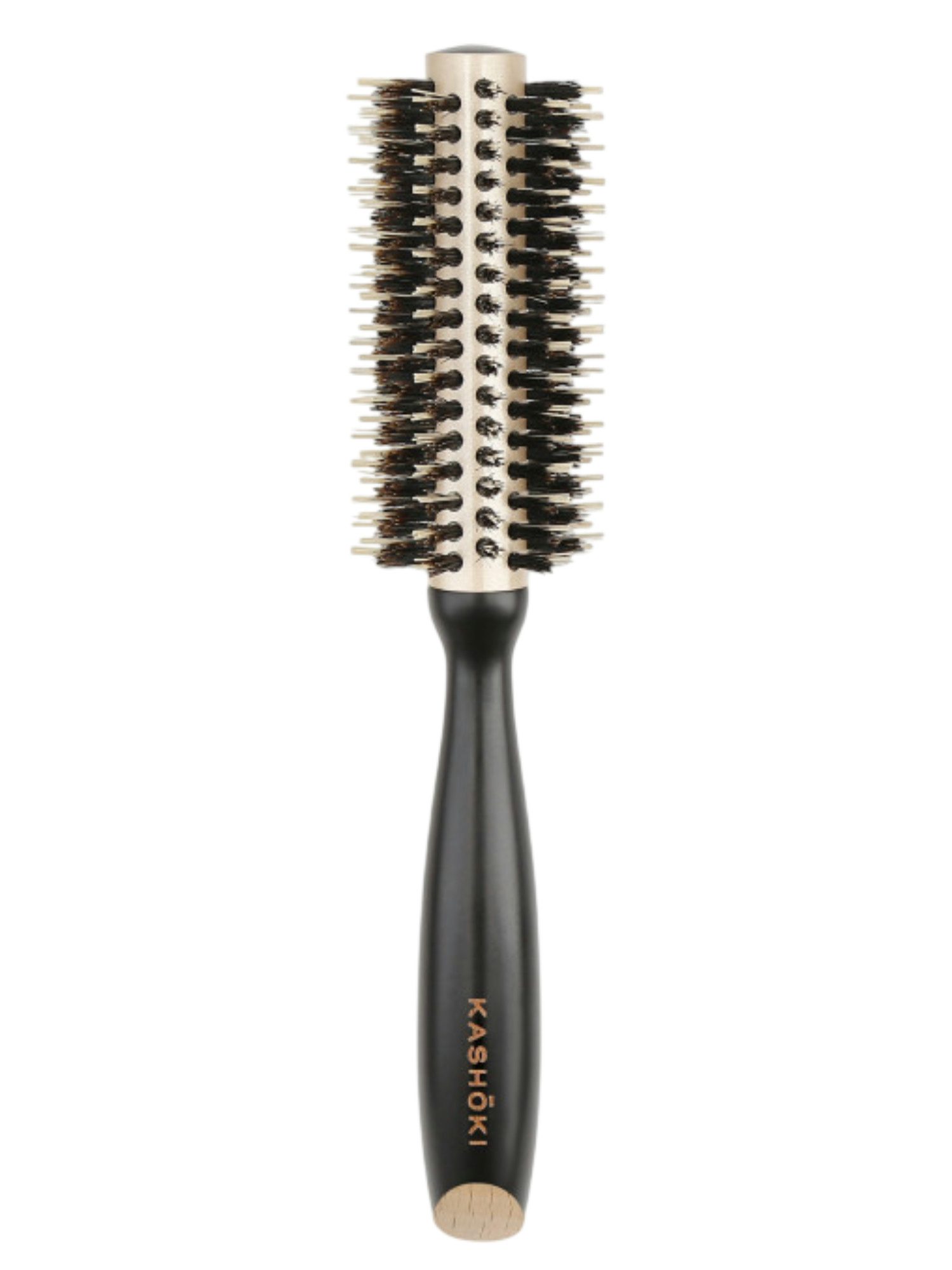 Kashoki Brosse Ronde en Bois ø 18 mm - Cheveux Courts & Frange