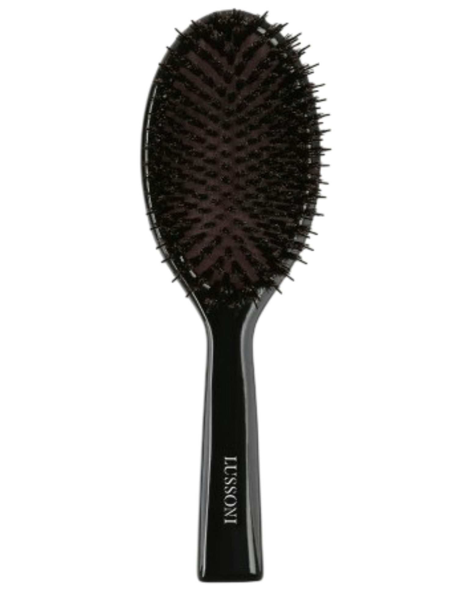 Lussoni Brosse Ovale en Bois – Poils Naturels & Picots Nylon