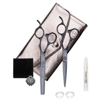 Olivia Garden SilkCut PRO Midnight LTE - Set de 2 Ciseaux HS 5,75''/MS EUR RH