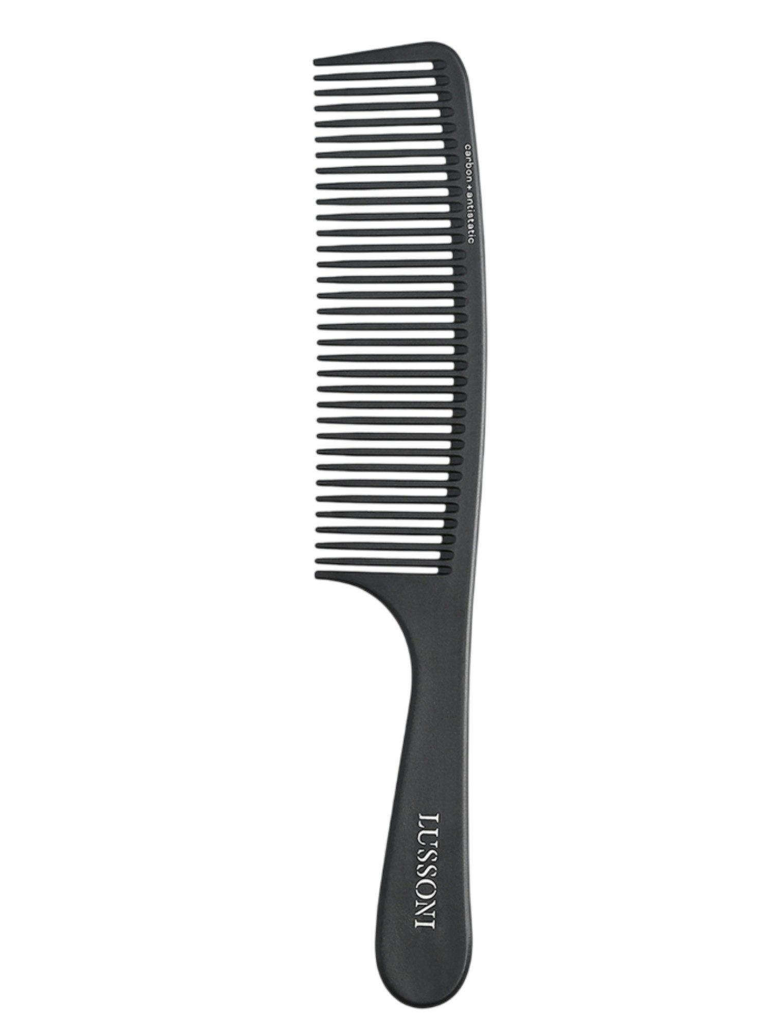 Lussoni Handle Comb 404 - Peigne à Manche Ergonomique Antistatique