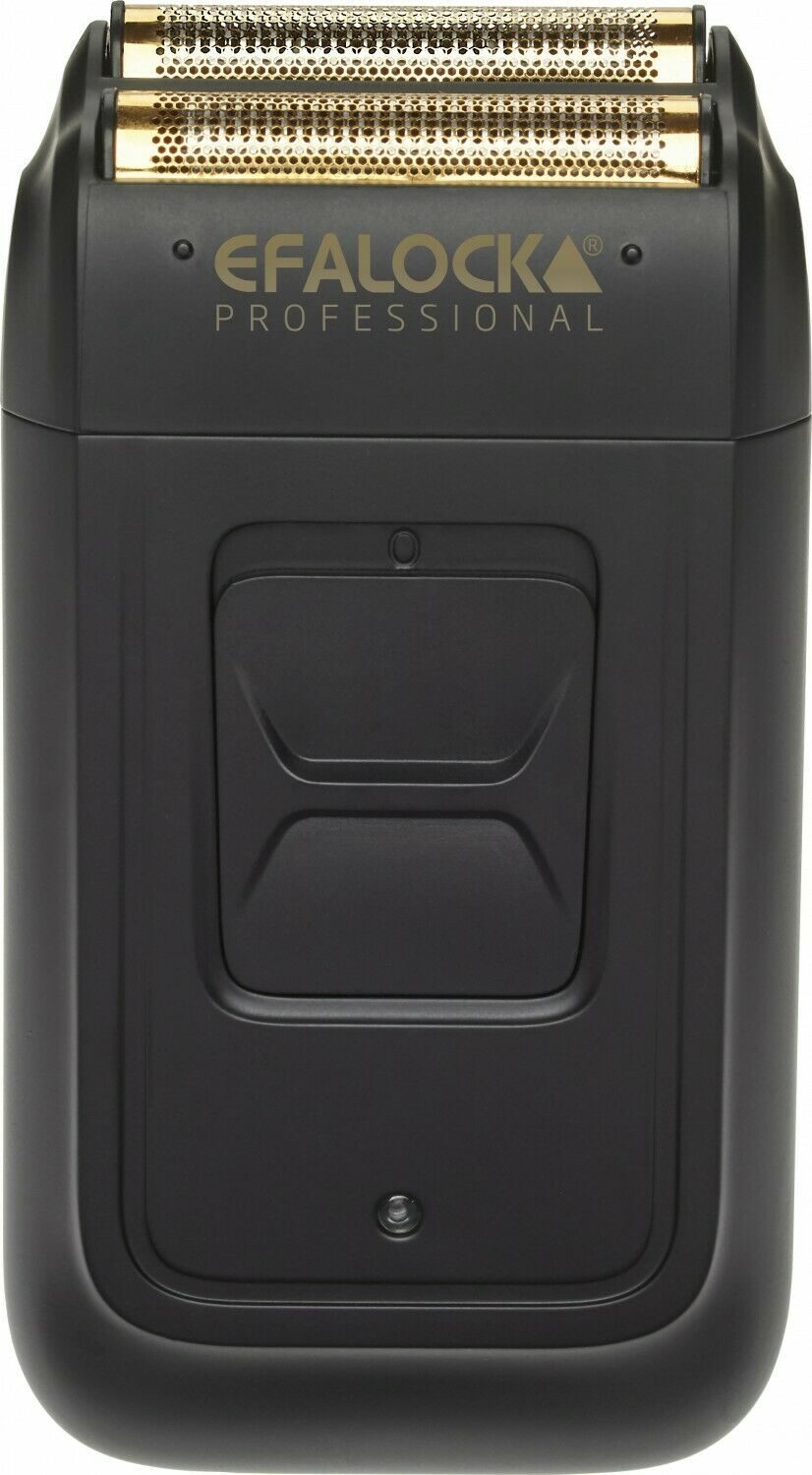 Efalock GOAL Rasoir à Double Grille Noir - Rasage Précis et Doux