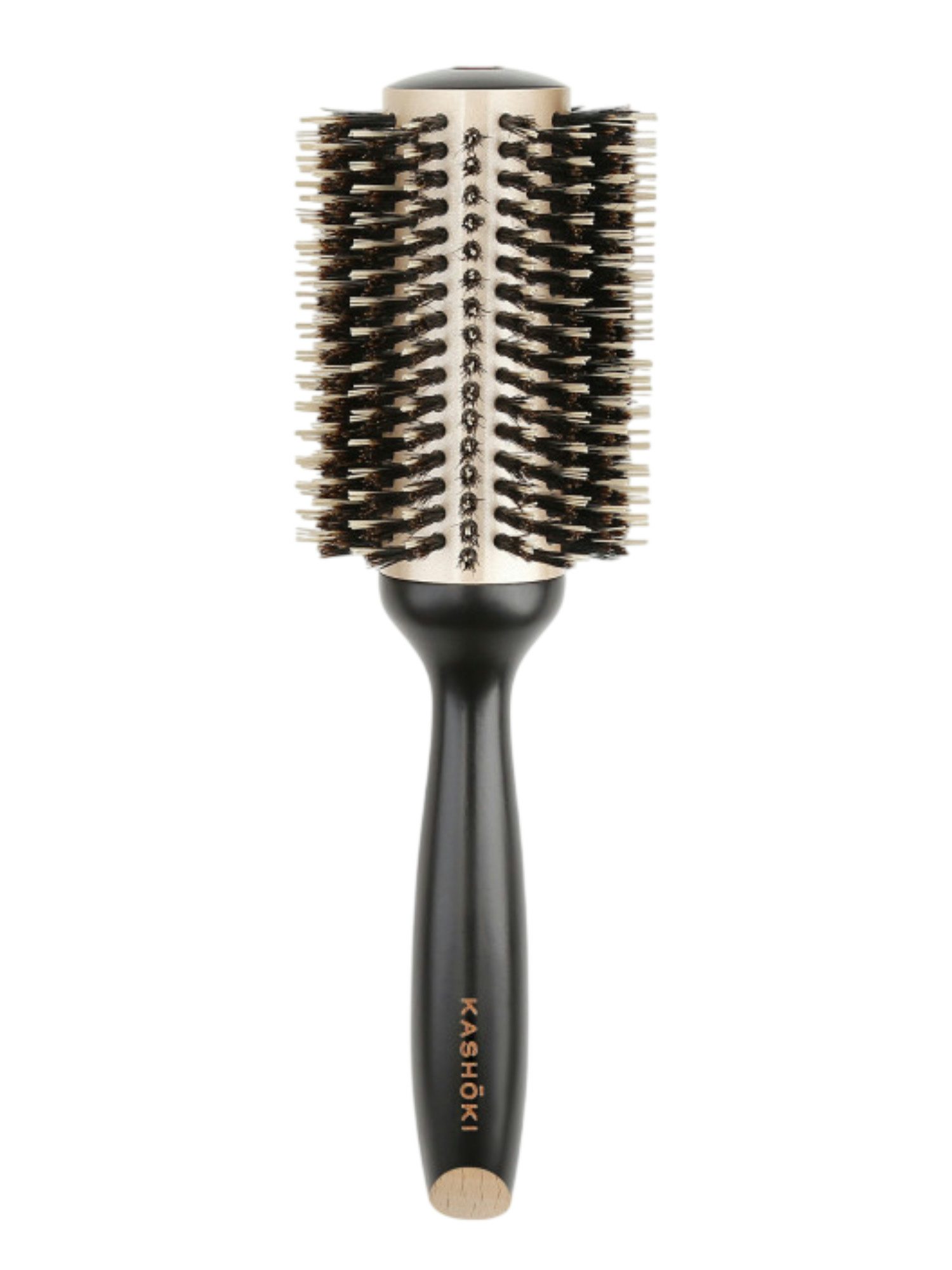 Kashoki Brosse Ronde en Bois ø 38 mm – Bois de Hêtre & Poils Naturels
