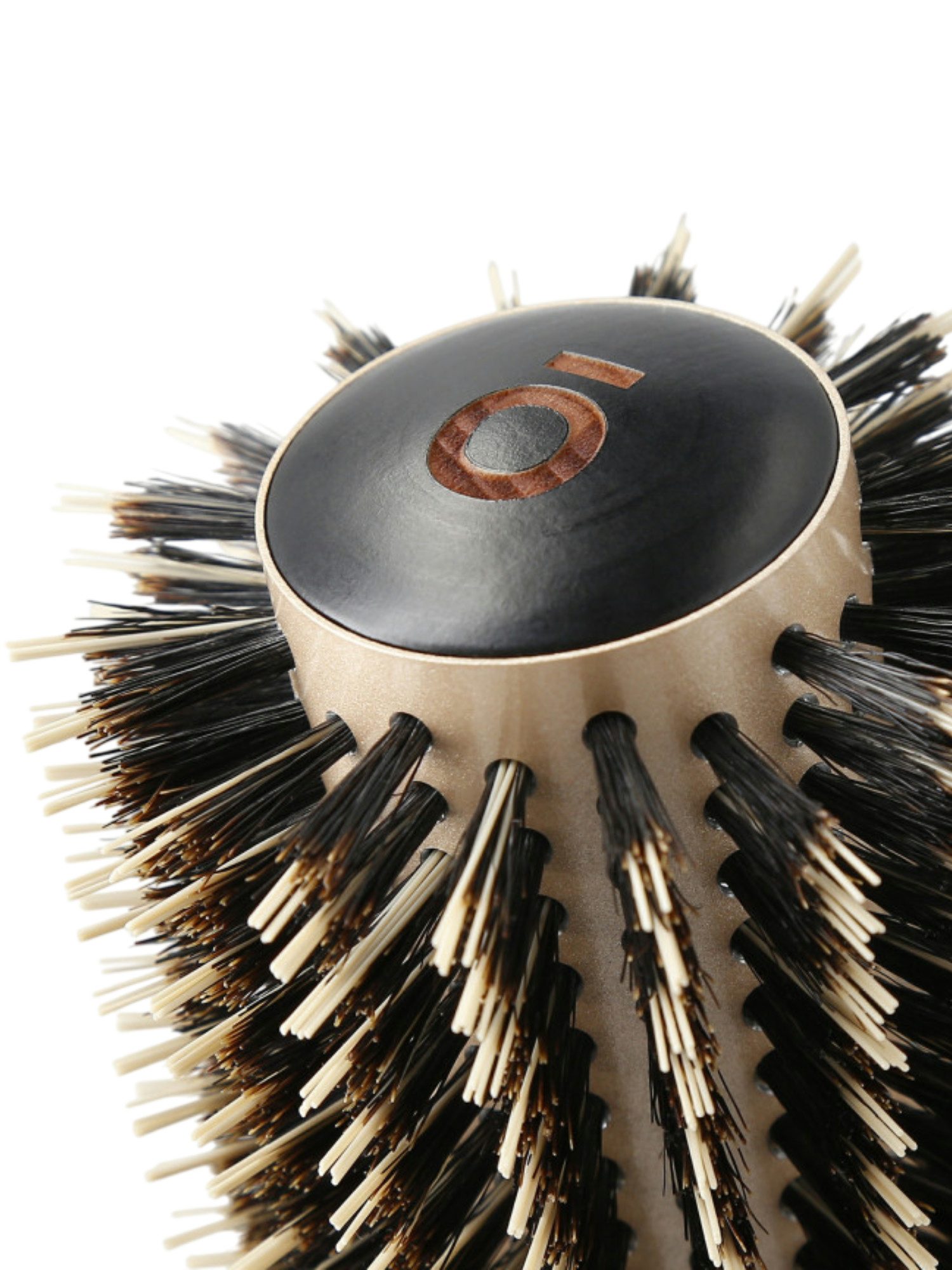 Kashoki Brosse Ronde en Bois ø 38 mm – Bois de Hêtre &amp; Poils Naturels