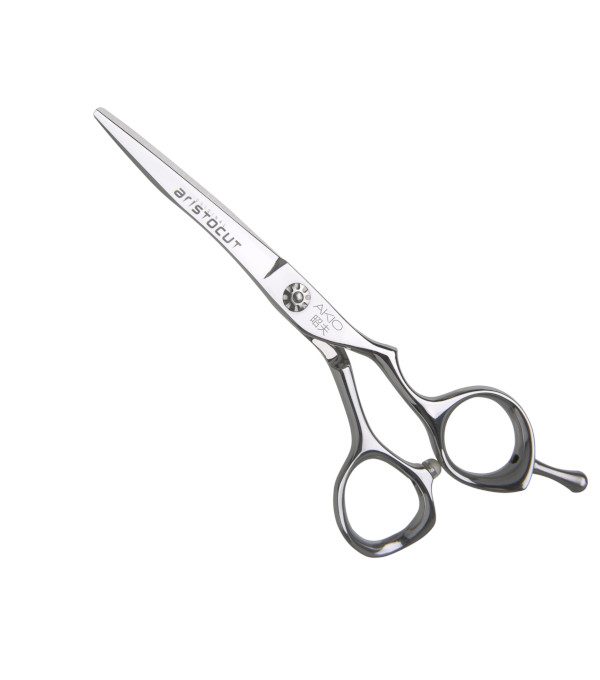 Aristocut Ciseaux AKIO 5.5 Offset - Ciseaux de Coiffure Professionnels en Acier Cobalt