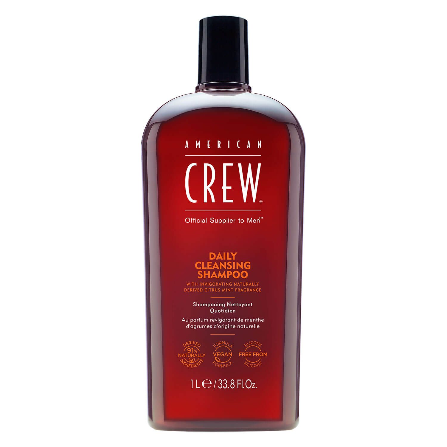 American Crew Daily Cleansing Shampoo 1L - Nettoyage Quotidien Purifiant