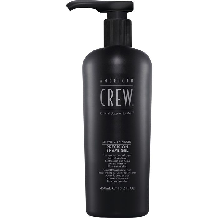 American Crew Precision Shave Gel 450ml - Gel de Rasage Hydratant Anti-Irritations
