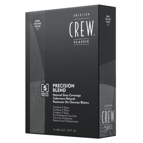American Crew Precision Blend Dark 3x40ml - Coloration Progressive Cheveux et Barbe