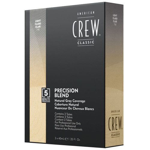 American Crew Precision Blend Light 3x40ml - Coloration Semi-Permanente Cheveux et Barbe