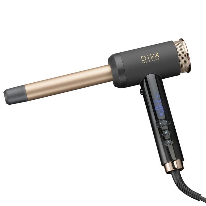 Diva Professional Styling Elements Air Curl - Boucleur Céramique avec Fixation Air Froid
