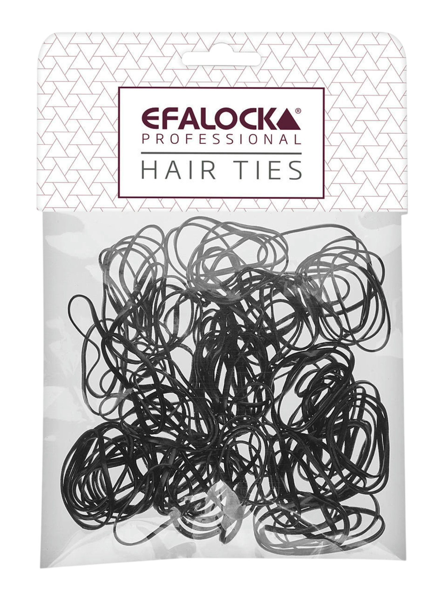Efalock Élastiques Rasta fins/petits noirs 100 pcs