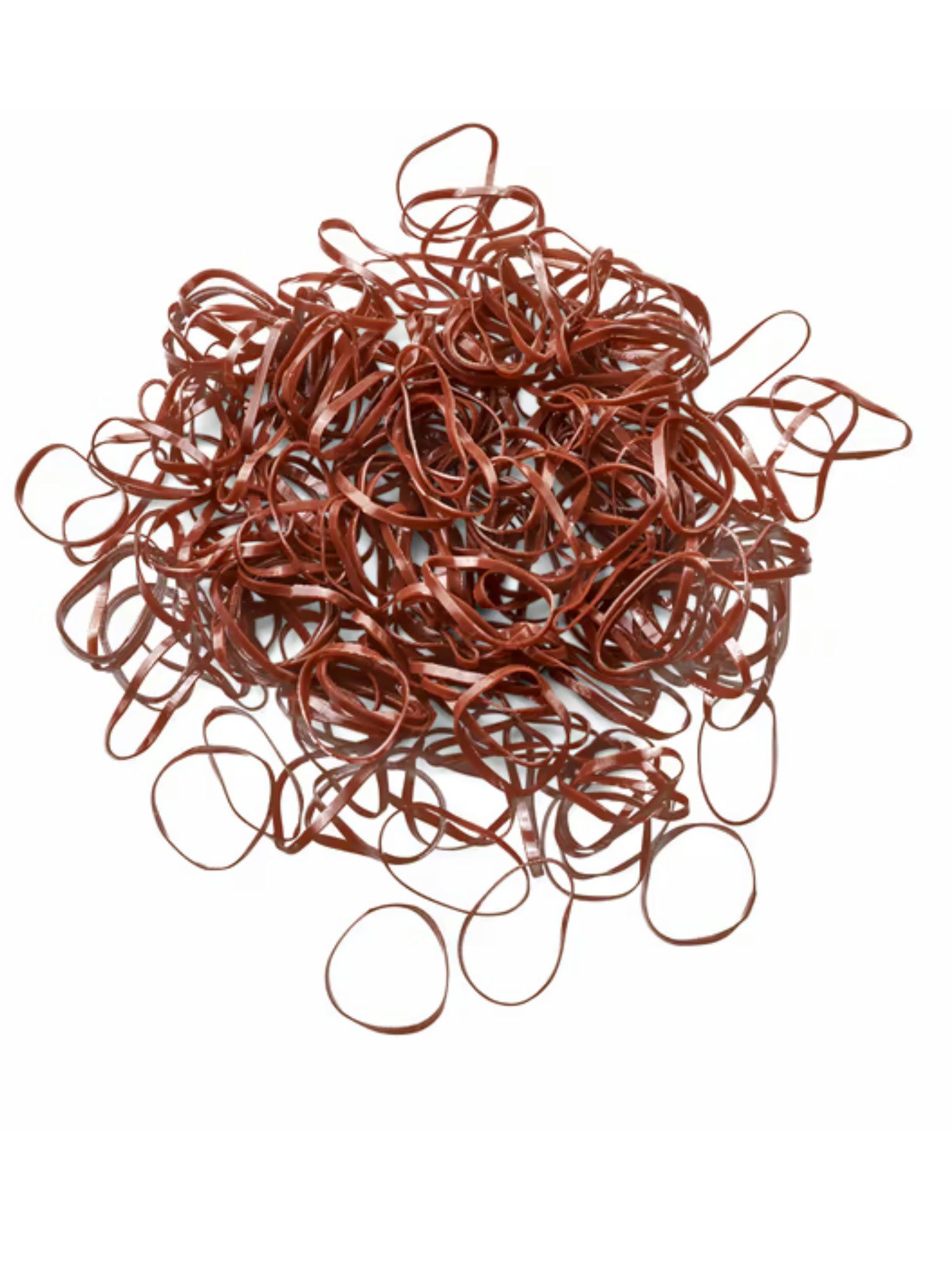 Efalock Élastiques Rasta Fins/Petits Marron 100 pcs – Fixation Invisible pour Tresses et Coiffures Précises