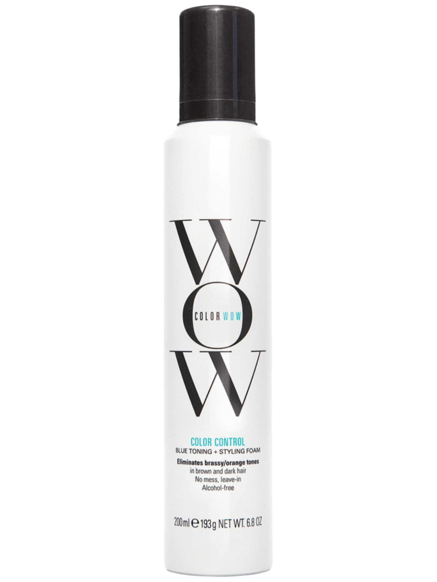 Color Wow Color Control Foam Blue 200ml - Mousse Tonifiante pour Cheveux Bruns et Foncés