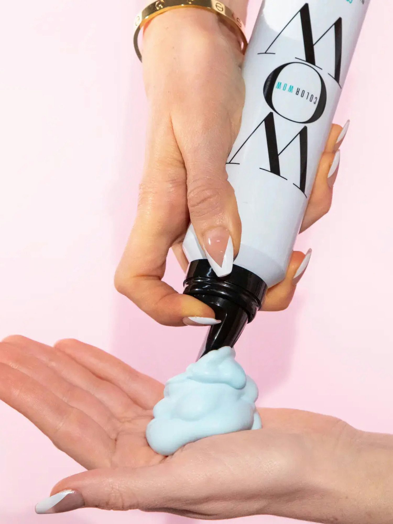 Color Wow Color Control Foam Blue 200ml - Mousse Tonifiante pour Cheveux Bruns et Foncés
