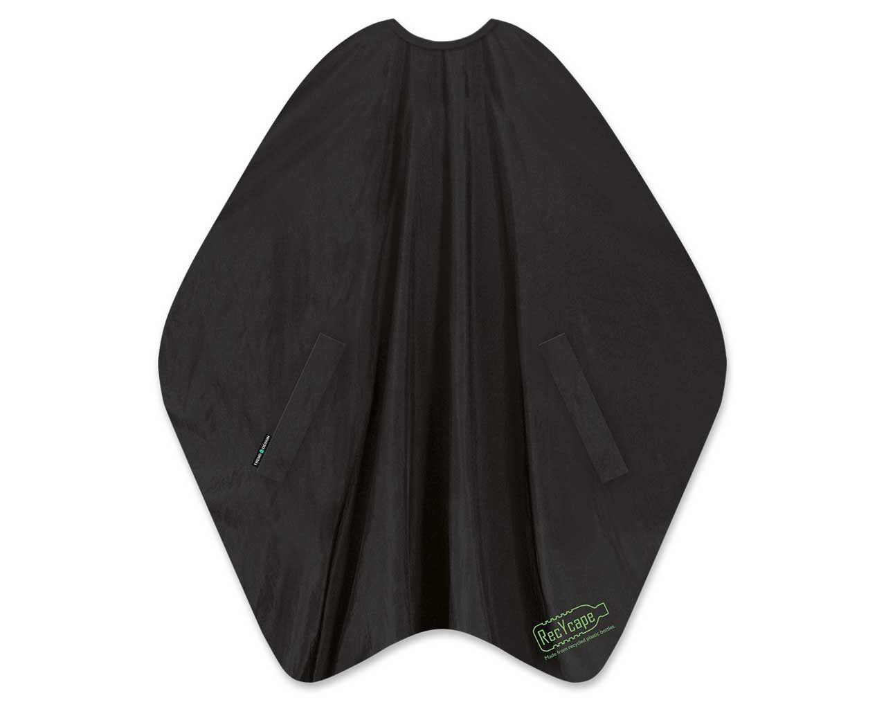 Trend Design Recycape Classic Black - Peignoir de Coupe Professionnel Écologique 135x150cm
