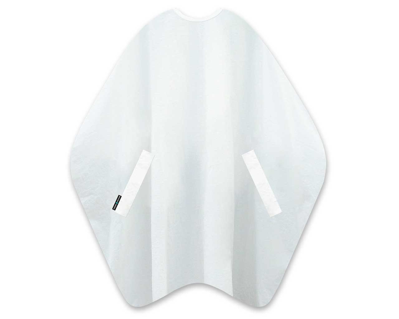Trend Design Cutting Cape White - Pèlerine de Coupe Blanche Professionnelle 135x150cm
