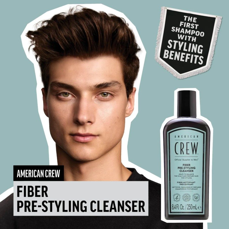 American Crew Fiber Shampoo - Shampooing Texturisant et Fortifiant 250ml