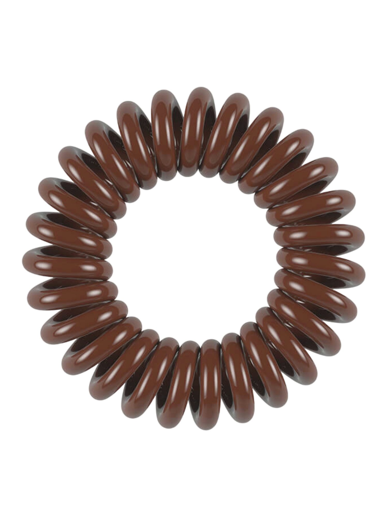 Invisibobble Original Pretzel Brown – Élastique Spirale Doux, Tenue Fiable